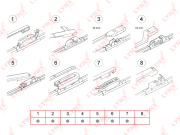 LYNXauto XF650 Wiper Blade