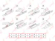 LYNXauto XF550 Wiper Blade